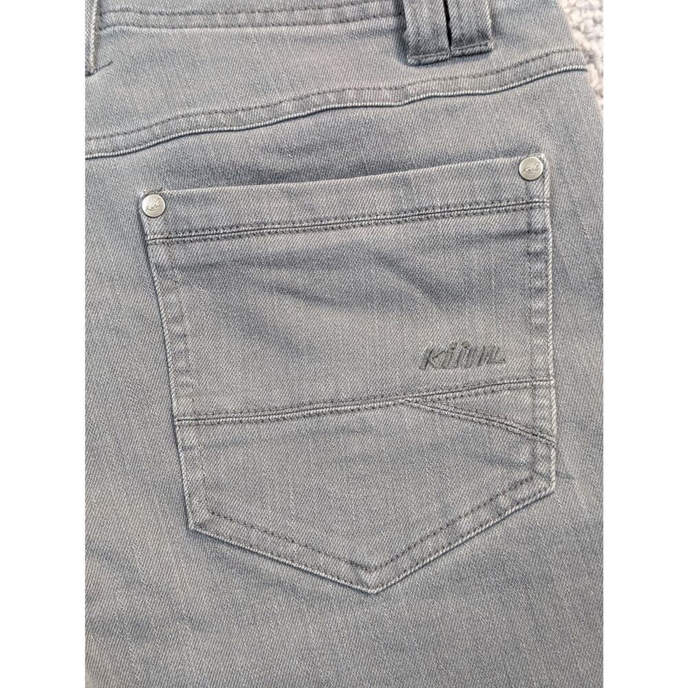 Kuhl Jeans Women's Size 8L Gray Skinny Pocket Hiking Stretch Style # 6354 (0564)